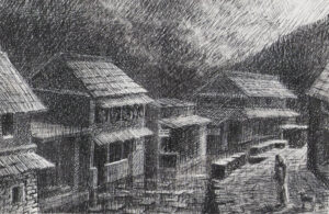 Фотография графического рисунка Бодари